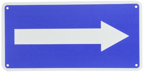 NMC TMA5G Traffic Sign with Right Arrow Graphic, 6