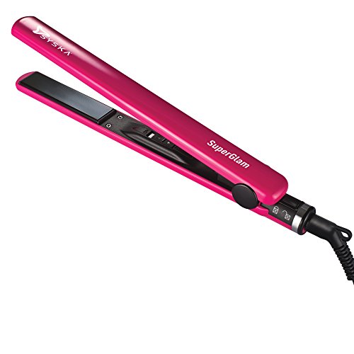 Syska HS6810 Hair Straightener with 60 sec Rapid Heating Function,Keratin Infused Ceramic Coated Plates (Pink)