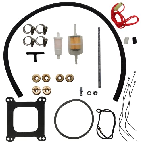 1406 Carburetor Replacement For Performer 600 Cfm Square Bore 4-Barrel Air Valve Secondary Electric Choke Carburetor #TOP6
