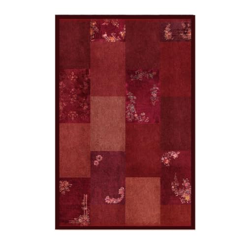 Tapis de salon rétro lavable pour balcons et sols difficiles - 3