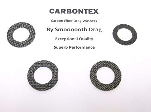 DAIWA Reel Part Sealine 50H - (4) Smooth Drag Carbontex Drag Washers #SDD113