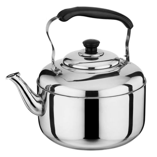 Hervidor de té clásico – Tetera de acero inoxidable 304 para calentamiento rápido y vertido seguro (4 L)