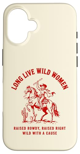 Long Live Women Wild West Cowgirl Rodeo �E�G�X�^���f�U�C�� �X�}�z�P�[�X iPhone 16 �p