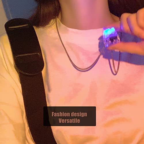 Stress Relief Necklace, Led Portable Resin Anxiety Necklace, Fashionable Anxiety Necklace For Women Men #TOP4