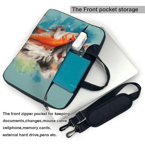 Maletín portátil impermeable para laptop 13 pulgadas miniatura 6
