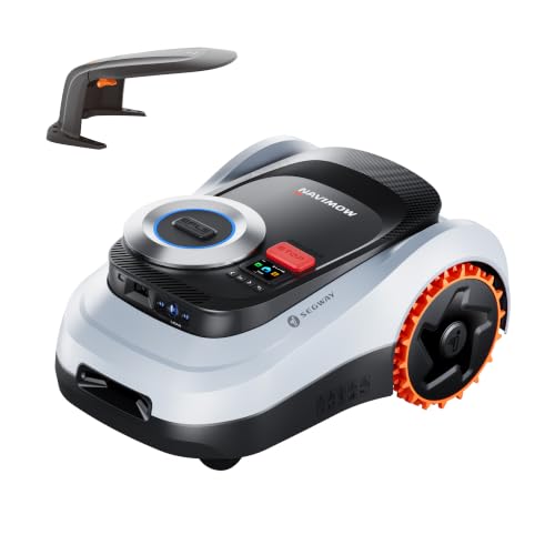 Segway Navimow i220 LiDAR Mähroboter ohne Begrenzungskabel mit Garage M(Getrennter Versand) für 2000 m bis 45% Steigung Solid-State LiDAR+Vision Automatisches Kartieren int. 4G Ohne Antenne