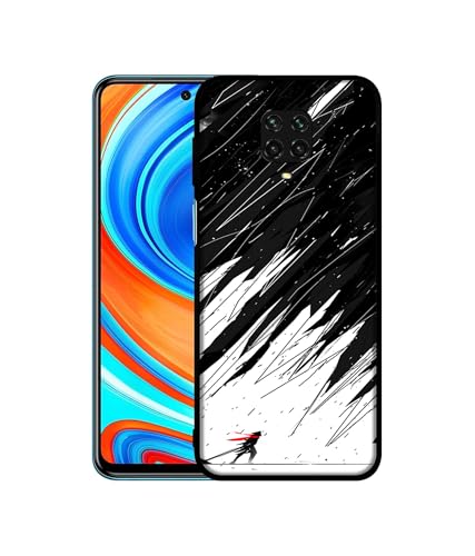 Image of Geometric Strom Design Premium 2D Printed Metal Back Case Cover for Mi Redmi Note 9 Pro /Note 9 Pro Max /Poco M2 Pro