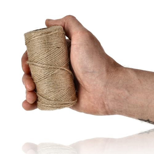 Cuerda de yute de 2mm resistente y biodegradable para entutorar plantas y regalos 4