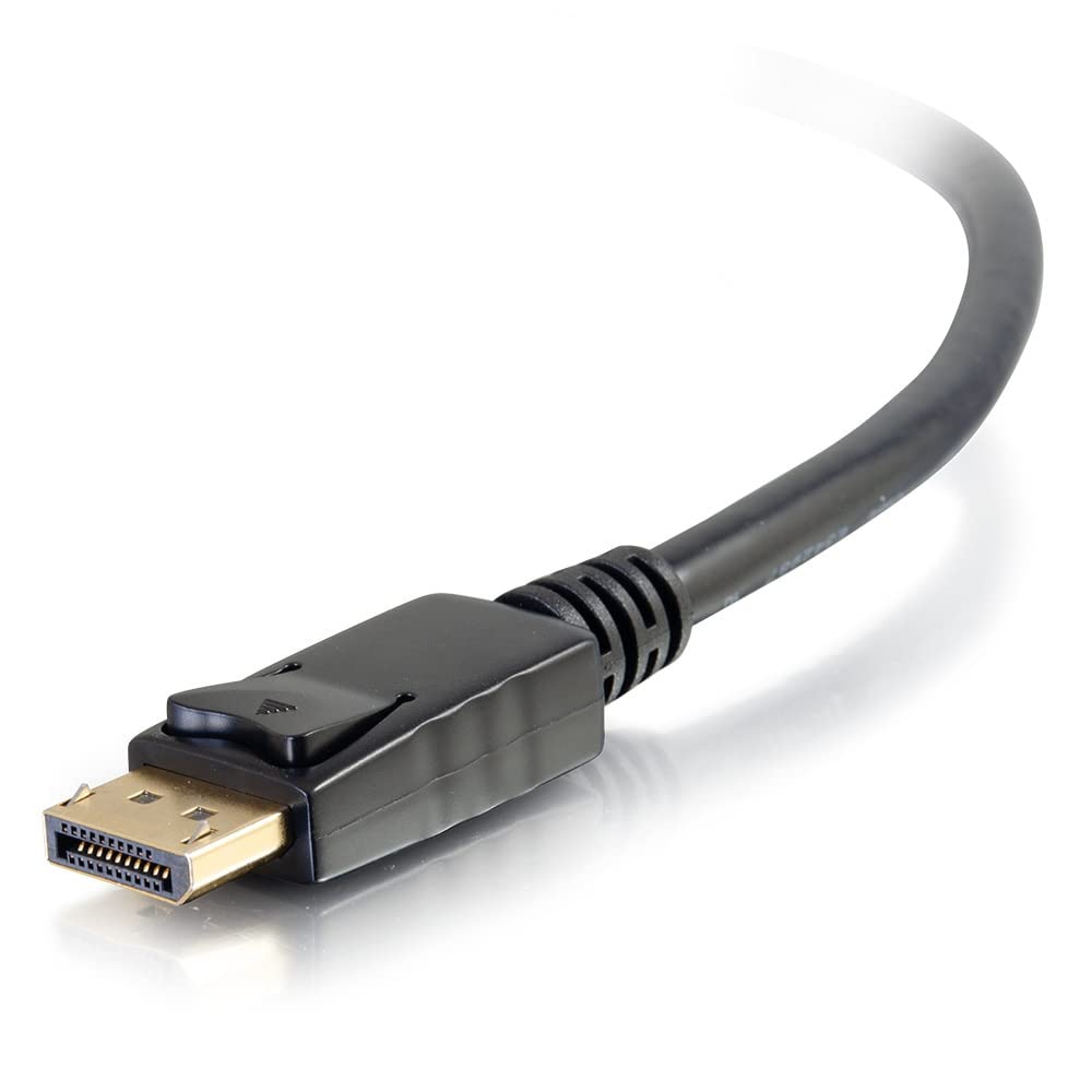 C2G Câble adaptateur passif DisplayPort™ mâle vers HDMI® mâle 1,8 m – Ultra HD 4K 30 Hz DP vers HDMI – Noir