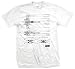 Star Wars X Wing Fighter Camiseta Manga Corta, Blanco, XL para Hombre