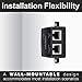 TRENDnet Gigabit Power Over Ethernet Injector, Full Duplex Gigabit Speeds, 1 x Gigabit Ethernet Port, 1 x PoE Gigabit Ethernet Port, Network Devices Up to 100M (328 ft), 15.4W, Black, TPE-113GI