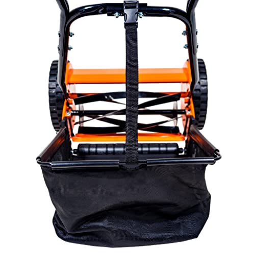 eSkde Manual Lawn Mower 30cm With Roller and 17L Bag - Image 8