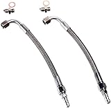 Turbo Water Feed & Return Line Kit Compatible with Garrett GT12 GT1241 Turbo