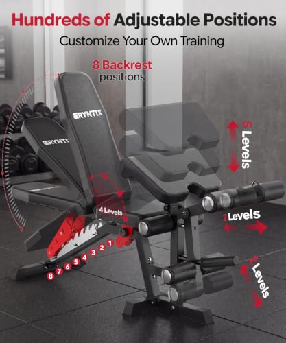 Adjustable Workout Machine,Foldable Weight Bench | 1600LBS Workout Bench,21-Position Multifunctional Weight Benchs,Iscc Plus Certified for Home Gym - image 6