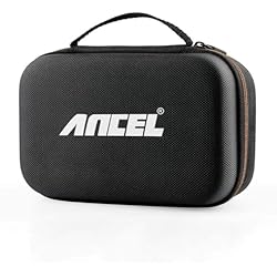 ANCEL Large Protective Case for OBD2 Scanner and Code Reader, Diagnostic Scan Tool Battery Tester, Storage Box (L) Compatible with ANCEL Products