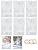 Nuanchu 47.2 x 125.98 Inch Window Insulation Shrink Wrap with Double Sided Interior Replacement Tapes, Plastic Window Insulation Window Winterizing Kit for Winter Home Ventilation Windows(6 Pieces)