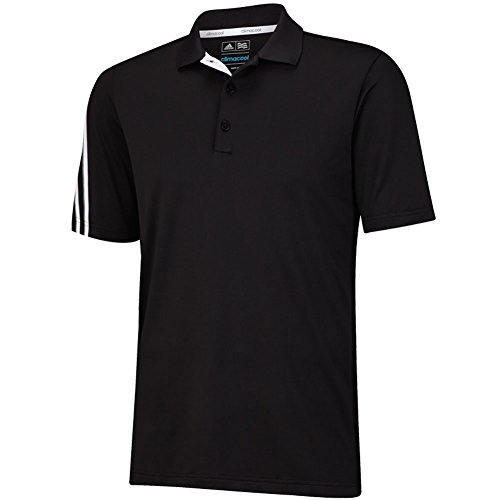 adidas Golf Mens Climacool® 3 Stripes Polo