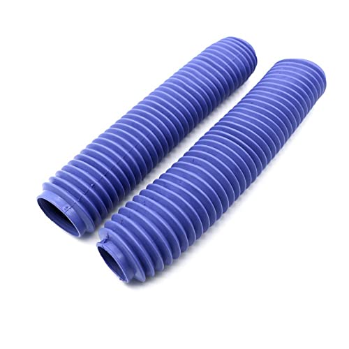 Alpha Rider Universal Motorcycle Off Road Blue Rubber Fork Cover Gaiters Gaitors Boots Shock For Honda Yamaha Kawasaki Suzuki #TOP18