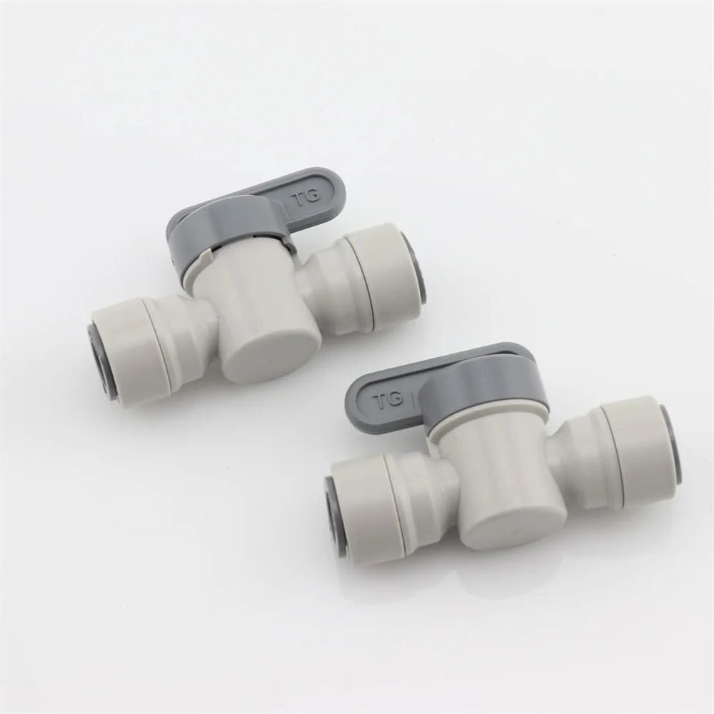 Valvola A Sfera Di Intercettazione Del Rubinetto Del Tubo Da 3/8" OD, Raccordo Rapido In Plastica, Raccordo A Innesto For Produzione Artigianale