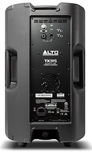 ALTO Professional TX315 (coppia) - casse biamplificate 700 Watt ideali per esibizioni, DJ set, karaoke e pianobar, feste ma anche come monitor da palco
