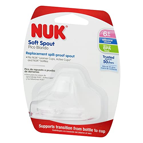 Nuk Replacement Silicone Spout, Clear, Pack Of 1 #TOP2