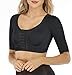 CHUMIAN Bras Gaine Amincissante Débardeur Shaper Manchon Hauts Corset Femme Minceur Soutien Gorge de SPOR Correcteur de Posturet pour Post Liposuction (Noir, M)