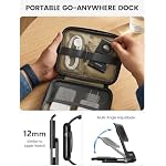 Lamicall Foldable Apple Watch Stand for Charger, Aluminum Desk Watch Holder - Image 4