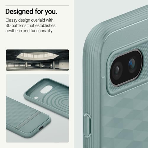 Image of Caseology Parallax for Google Pixel 8a Case 5G [3D Ergonomic Design](2024) - Sage Green