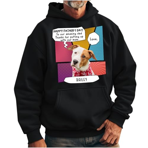 NAZENTI Dog Dad Shirt, Dog Mom Sweatshirt, Personalized, Custom Father's Day Shirt, Dad Gifts, Mom Gifts2