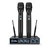 VeGue UHF Drahtloses Mikrofon, Professional Dual Channel Handheld Kabelloses Mettall Dynamisches Mikro System, für…