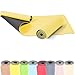 GORILLA SPORTS® Tappetino Fitness - 180 x 60, Spessore 0,6 cm, Gomma TPE, Antiscivolo, Ecologico, Colore a Scelta - Tappeto, Yoga Mat, Materassino da Ginnastica, Palestra, Pilates (Giallo)