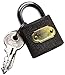 Price comparison product image Merriway® BH01184 Heavy Duty Tri-Circle Padlocks Iron, 50 mm (2 inch) - Black
