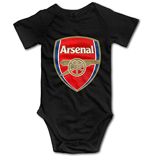 PLHDHESE Arsenal-F-C Baby Onesies Bodysuit 6 Months Black