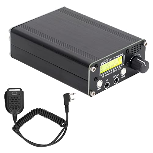 SDR Transceiver, 8 Band Radio Transceiver, LCD SDR Full Mode HF SSB QRP Transceiver with BNC Antenna Connector Aluminum Alloy Box, Radio Antennas hf transceiver ham Radio sdr transceiver (no Power)