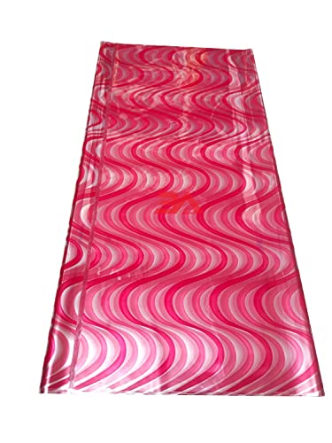 Image of 3A Featuretail 20 Inch x 26 Inch Multipurpose BOPP Transparent Cellophane Sheets For Flowers Bouquet, Gift Wrapping, Dry Fruits Baskets Hampers (75 Sheets, Red Wave Design Print)