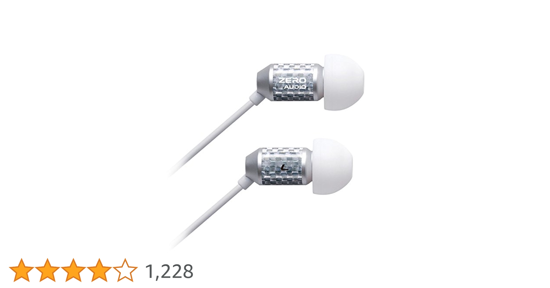 Amazon.co.jp: ZERO AUDIO カナル型イヤホン WHITE TENORE