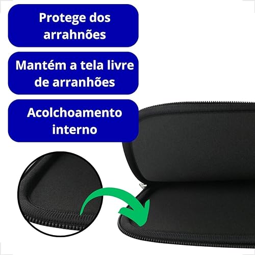 Capa Case Luva com Bolso 13,3 polegadas compativel com Macbook resistente contra arranhões e impacto
