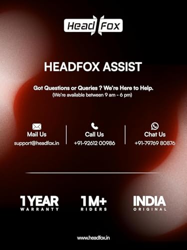 Image of HEADFOX N2F Track Full Face Bluetooth Helmet for Bike | Waterproof Smart Helmet for Men & Women | Built-in Bluetooth for Calls, ENC, Music & GPS | Voice Assist | ISI Certified