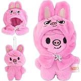 Stray Kids Plüsch Schlüsselanhänger, Stray Kids Schlüsselanhänger, Stray-Kid-s Plüschpuppe Schlüsselanhänger, Skzoo Keychain, Stra-y Kid-s Skzoo Puppe, Stra-y Plushie, Niedlicher Anhänger für Fans