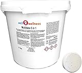 Ca. 93% Aktivchlorgehalt für kristallklares Schwimmbadwasser.