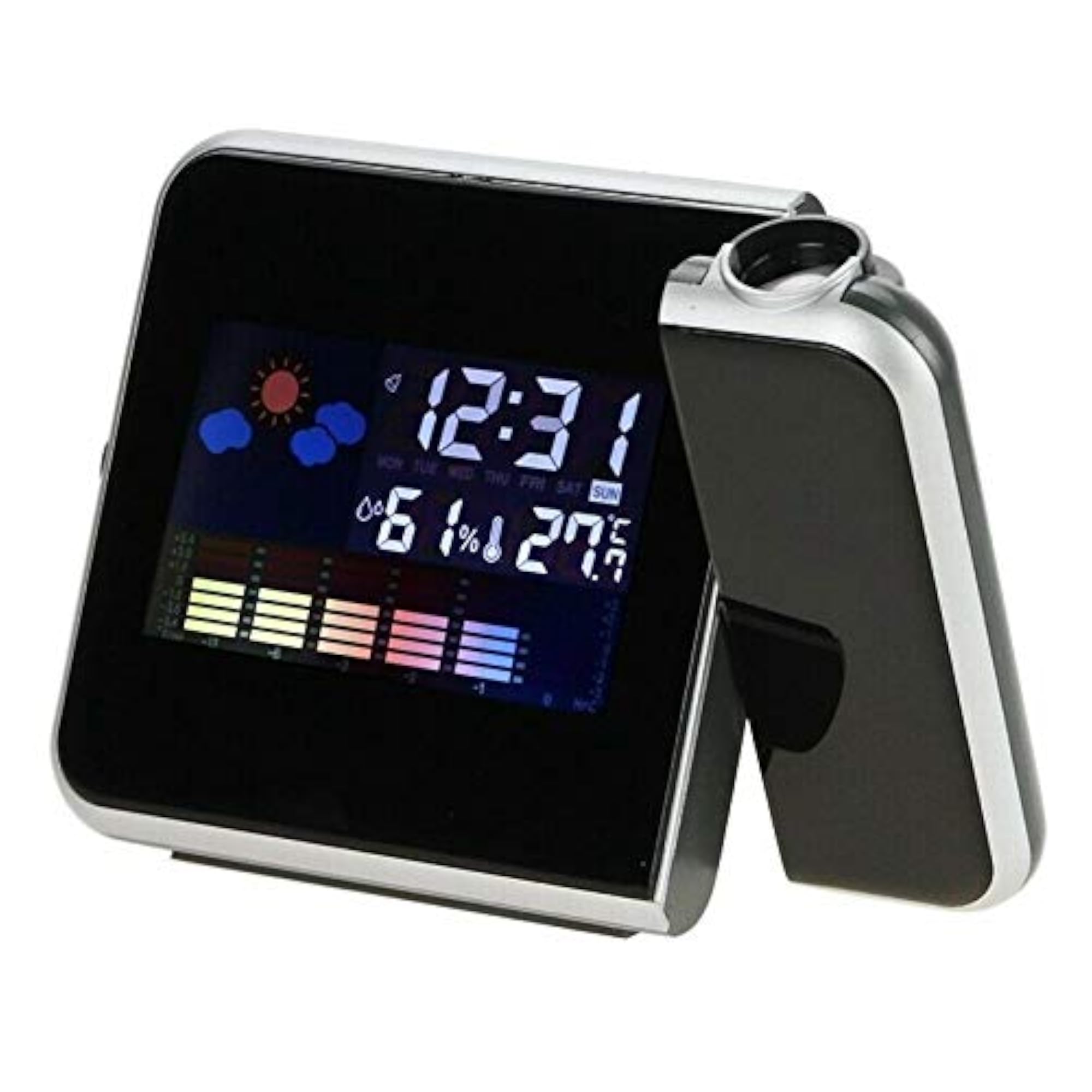 Digital Weather Projection Multi-Function Alarm Clock C2B3