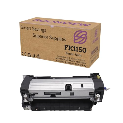 SOONVIEW FK-1152 FK-1150 Fuser Unit 302RV93060 (302RV93066) Compatible for Kyocera ECOSYS M2040dn M2540dw M2635dw P2235dw P2040dw M2640idw Printer
