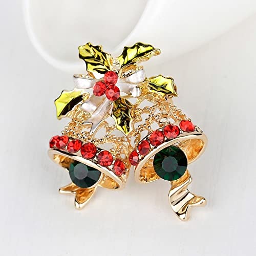 Broche de Noël strass et perles pour sublimer vos pulls de fête - 5