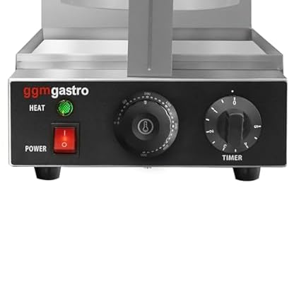 GGM Gastro | WEJ180 | Waffeleisen - Einzeln - Manuell - 1,3 kW - Form: Rund - mit 180° drehbarer Backfläche – Bild 4