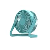 Micky Lee USB Desk Fan Small Personal Desktop Table Fan with Strong Wind Quiet Operation Portable Mi