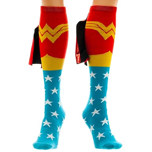 Product Image of the Bioworld DC Comics Knee High Wonder Woman Sock