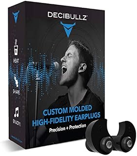 Decibullz - Custom Molded Professional Filters, Perfect for Musicians, Recording Professionals and Concertgoers
