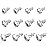 Prime Ave Stainless Steel License Plate Screws for Mercedes Benz (Standard Length)