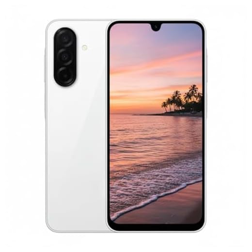 Samsung Celular Galaxy A26 5G 256GB, 8GB RAM, Câmera de 50MP, IP67, Tela Super AMOLED 6.7", NFC (Branco)