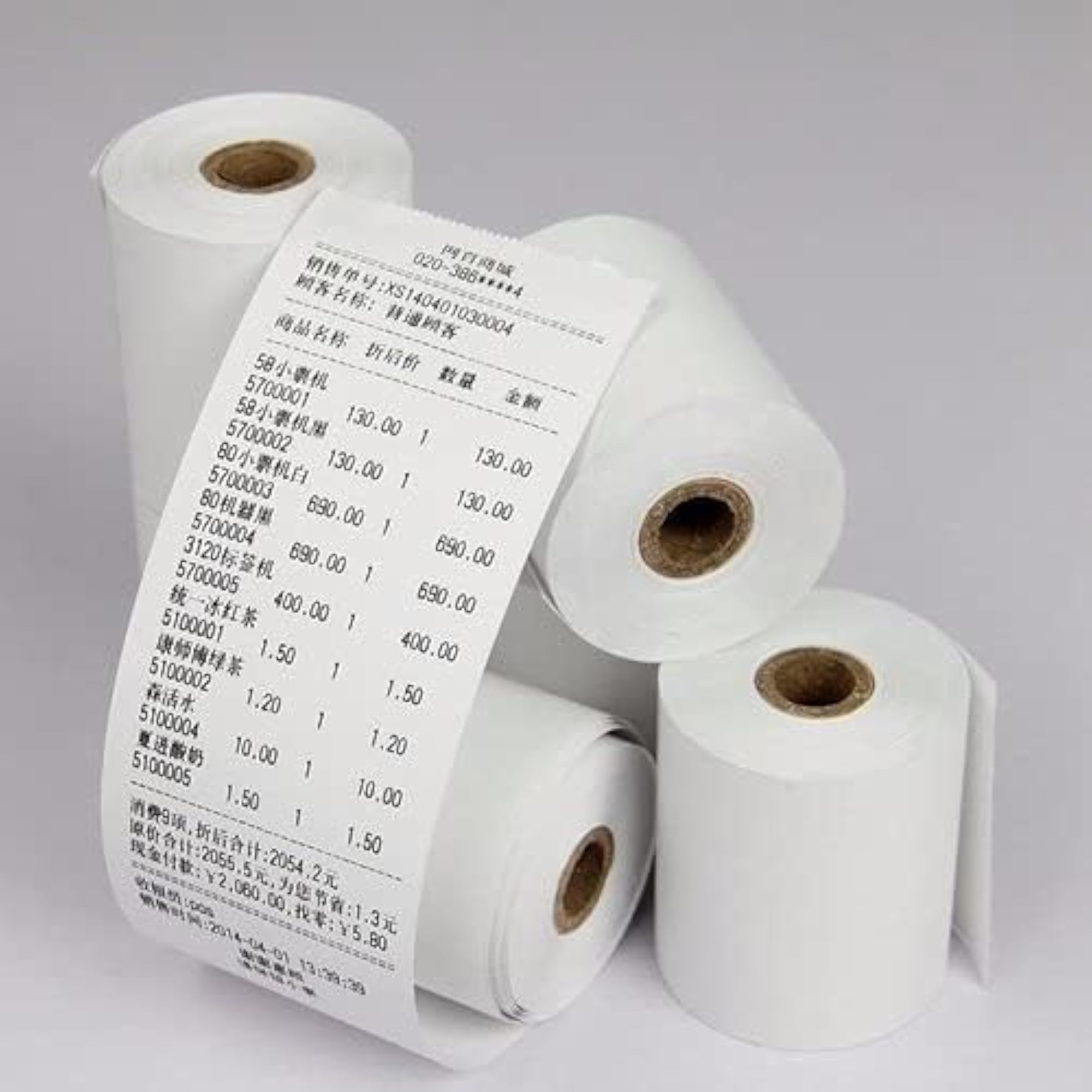 Cash Register Machine Thermal Paper Roll Set